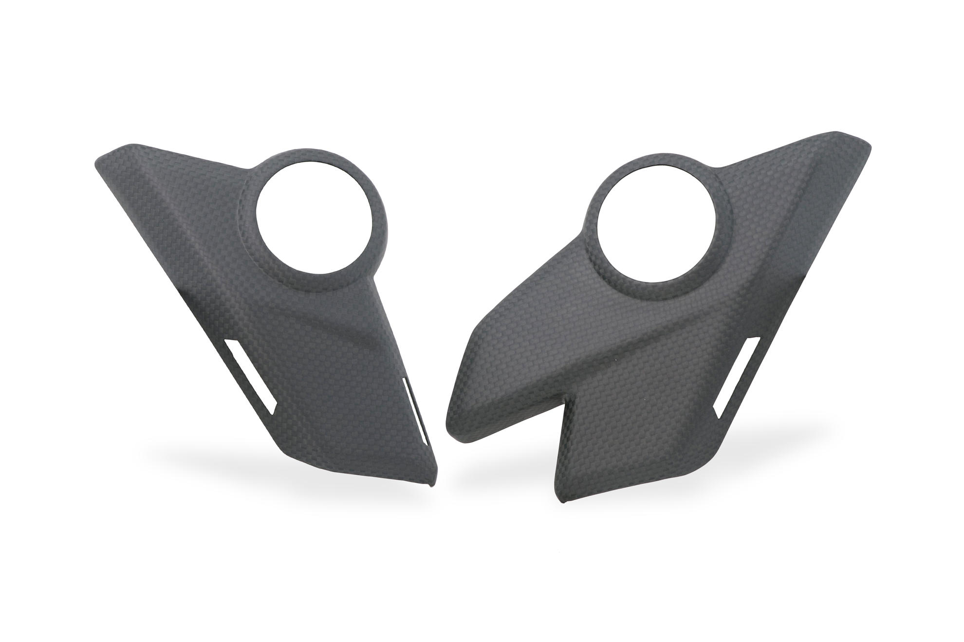 CNC Racing Carbon Fiber Lower Frame Plate Covers w/ Holes (pair) for Ducati Multistrada V4 CNC Racing Carbon Fiber Lower Frame Plate Covers w/ Holes (pair) for Ducati Multistrada V4